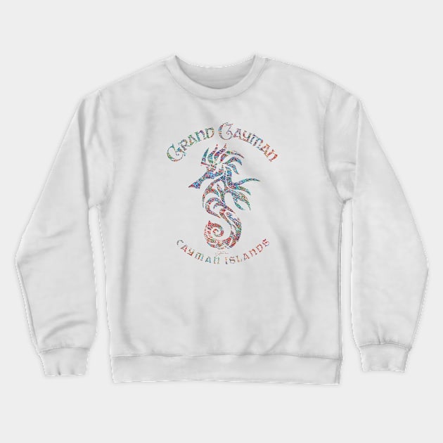 Grand Cayman, Cayman Islands, Seahorse Crewneck Sweatshirt by jcombs